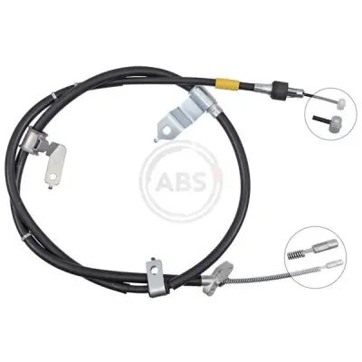 Cable de accionamiento, freno de estacionamiento A.B.S. K10202 Moderno